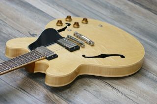 MINTY 1999 Gibson ES - 335 Dot Reissue Vintage Natural Figured Maple,  OHSC 7