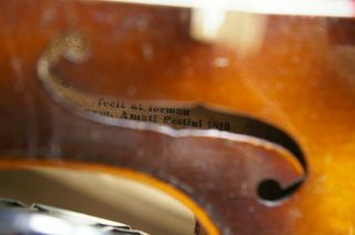 Antique Violin lab.  J.  B.  Schweitzer Pestini 1813 Ready to play 10