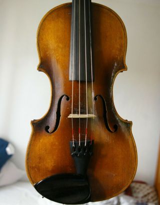 Antique Violin lab.  J.  B.  Schweitzer Pestini 1813 Ready to play 3