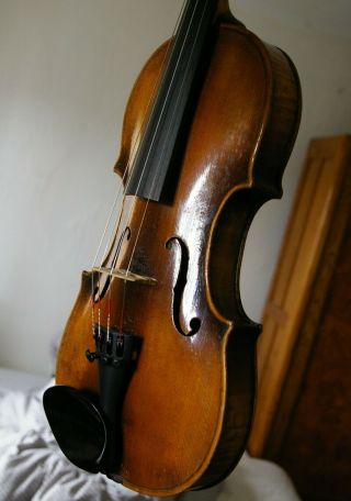 Antique Violin lab.  J.  B.  Schweitzer Pestini 1813 Ready to play 4