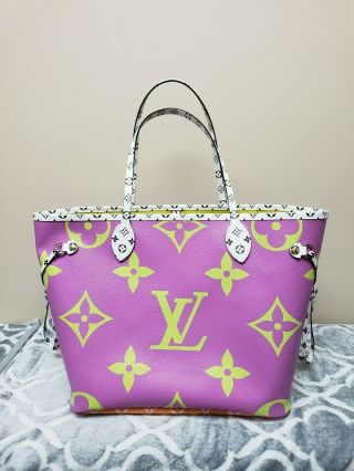 Louis Vuitton Giant Neverfull Pink Lilac - & Rare