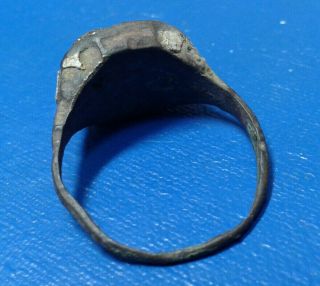 Ancient Bronze Ring with the Coat of Arms 5