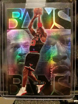 1998 - 99 Hoops Michael Jordan Bams 168/250 Basketball Card Rare L@@k