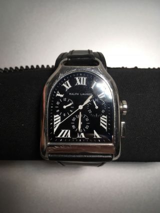 , Very Rare Ralph Lauren Large Steel Stirrup Watch