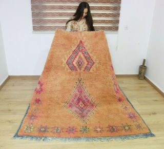Vintage Moroccan Rug Hand Woven Rug Benimguild /berber Carpets 6 