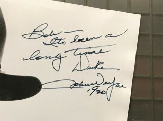 John Wayne Signed 11x14 TRUE GRIT Photo Inscribed to Duke JSA LOA RARE 2
