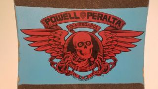 OG Per Welinder Powell Peralta Skateboard Deck Blue 1987 7P 2
