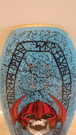 OG Per Welinder Powell Peralta Skateboard Deck Blue 1987 7P 4