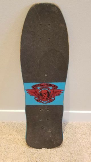 OG Per Welinder Powell Peralta Skateboard Deck Blue 1987 7P 5
