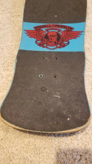 OG Per Welinder Powell Peralta Skateboard Deck Blue 1987 7P 7