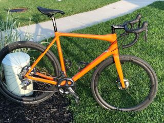 Rare Allied Alfa Allroad Carbon Fiber Bike Speed Orange 58, 2