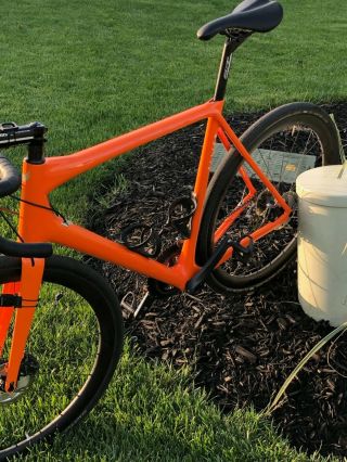 Rare Allied Alfa Allroad Carbon Fiber Bike Speed Orange 58, 4