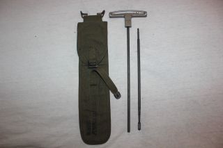 Us Military Issue Ww2 M1 Carbine Rifle Cleaning Kit 1944.  30 Caliber.  30cal R07