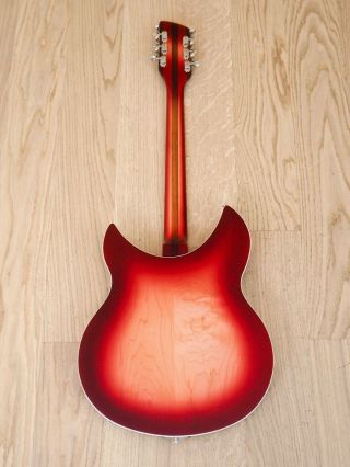 1997 Rickenbacker 360/12V64 Vintage Reissue 12 String Electric Guitar Fireglo 3