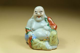 A Chinese Laughing Buddha,  Marked.
