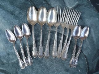 Mixed Frank Smith Whiting Sterling Flatware Scrap Or Use 396 Grams Total
