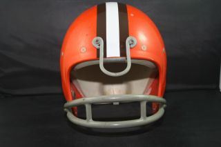 Vintage Rawlings HC35 Football Helmet Riddell U - Bar CLEVELAND BROWNS STYLE 1981 2