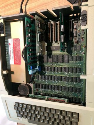 Vintage Apple II Plus Computer A2S1048 Powers Up With Monitor 6