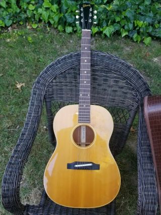 Vintage Gibson 1970 ' S B - 25 Natural 2
