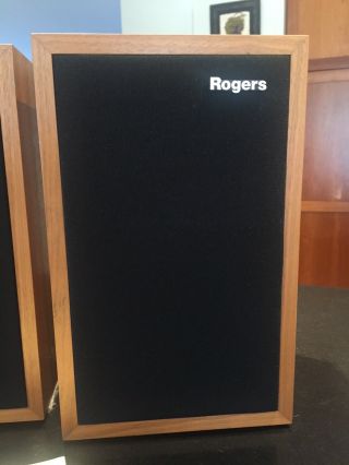Rogers LS3/5A Audiophile BBC Studio Monitor Speakers 11 OHM Vintage 9