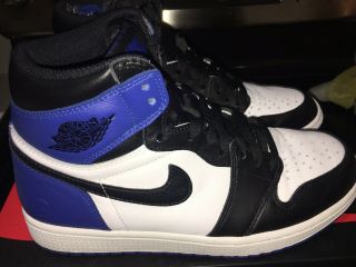 Nike Air Jordan 1 X Fragments 716371 040 Size 8.  5 VNDS Very Rare Banned Yeezy 2