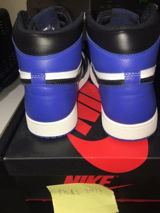 Nike Air Jordan 1 X Fragments 716371 040 Size 8.  5 VNDS Very Rare Banned Yeezy 6