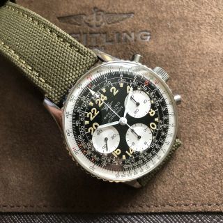 1960’s Breitling Cosmonaute Vintage Chronograph Watch Reference 809