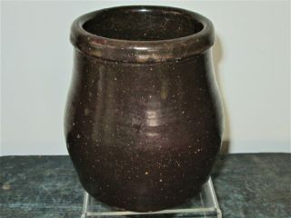 England Stoneware Oyster Jar,  19th C.  Americana