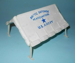 1950 - 60s Mpc Multiple Plastic U.  S.  Army Arctic Defense Headquarters Tent
