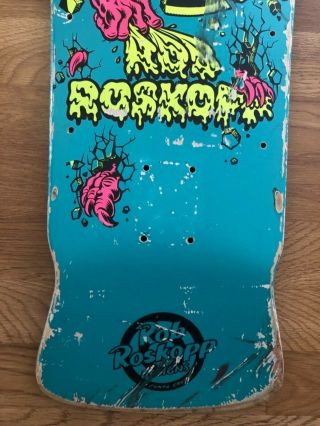 Vintage Santa Cruz Rob Roskopp Target lll Skateboard Deck OG 80’s Rare SC 5
