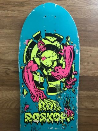 Vintage Santa Cruz Rob Roskopp Target lll Skateboard Deck OG 80’s Rare SC 6
