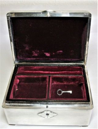 Fine Quality Japanese Yuubi 950 Sterling Silver Jewelry Box. 5