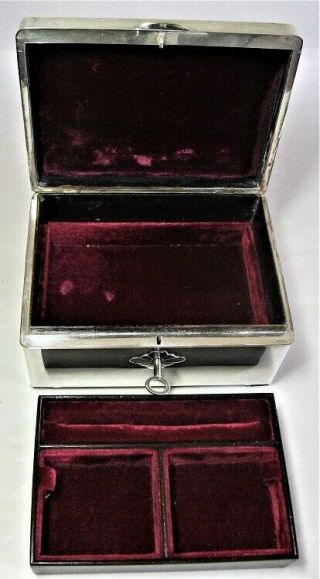 Fine Quality Japanese Yuubi 950 Sterling Silver Jewelry Box. 6