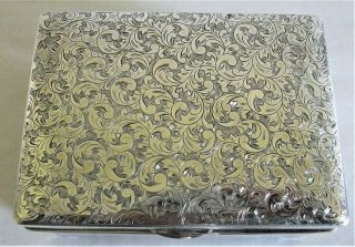 Fine Quality Japanese Yuubi 950 Sterling Silver Jewelry Box. 7