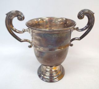 Vintage Sterling Silver Trophy Cup Hallmarked Sheffield,  1913,  J.  D & S - W05