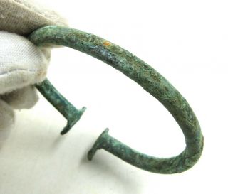 Authentic Medieval Viking Era Bronze Bracelet - J306