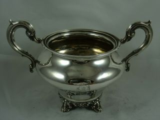 Smart,  Victorian Silver Sugar Bowl,  1842,  396gm