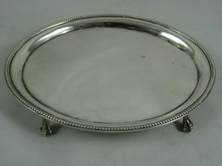 Fine George Iii Solid Silver Tea Pot Stand,  1781,  110gm
