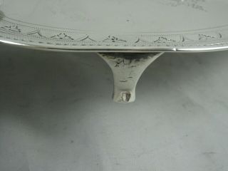FINE GEORGE III solid silver TEA POT STAND,  1794,  124gm 4
