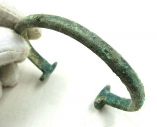 Authentic Medieval Viking Era Bronze Bracelet - J305