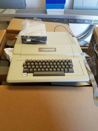 Vintage Apple II Plus Computer with Monitor III,  accessories 2