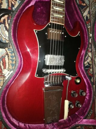 1968 Gibson SG Standard Cherry Red Case 1960s Vintage 2