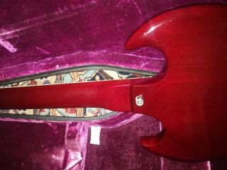 1968 Gibson SG Standard Cherry Red Case 1960s Vintage 5