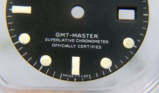 Vintage Rolex GMT - MASTER 1675 Mark 1 Long E Matte Black Watch Dial 1960 3