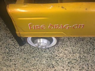 Vintage Pedal Car Fire Drag - on Drag Racer Car Flames 4