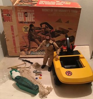 Gi Joe Adventure Team Secret Of The Mummy’s Tomb Hasbro 1970 Vintage Figure Atv