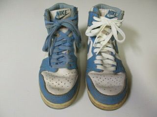 Rare 1985 Nike Sky Jordan 1 Shoes Carolina Blue Size 1