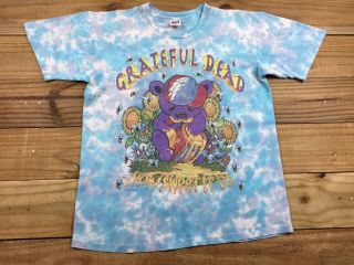 Vtg Grateful Dead 1996 How Sweet It Is Honey Bear Bees T - Shirt L Jgb Jam Band