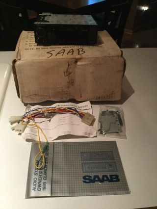 Vintage Saab 900 9000 Clarion Etr Cassette Radio Receiver Nos Wow