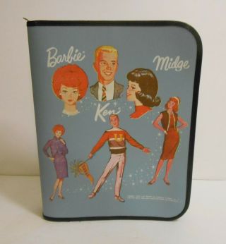 1965 Vintage Rare Barbie Ken Midge Canadian Binder This Is Rare